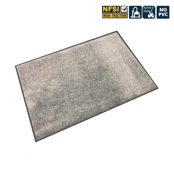 Door Mat Cool Gray (rubber edge)