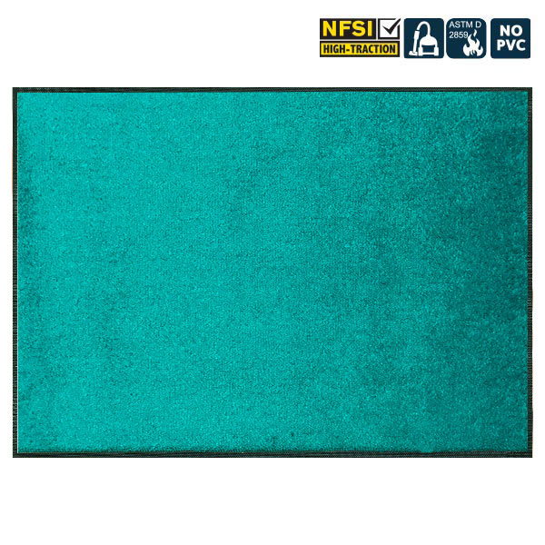 Door Mat Teal (Border)