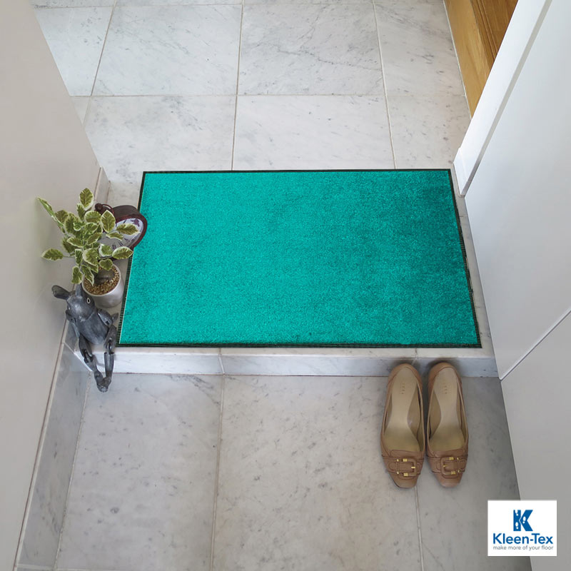 Door Mat Teal (Border)
