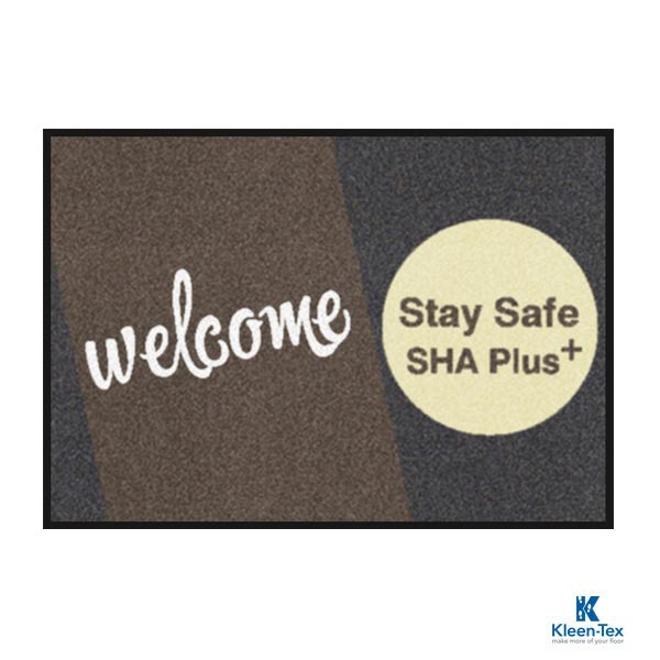 Entrance carpet printed with logo SHA Series-GEN6397