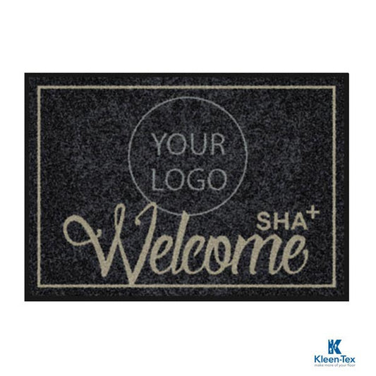 Entrance carpet with printed text SHA Series-GEN6406