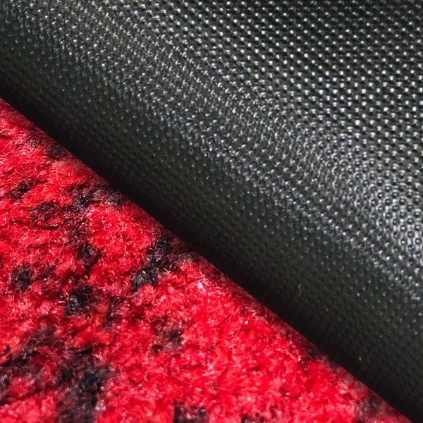 Door Mat OVP Clear Red