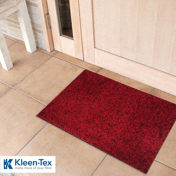 Door Mat OVP Clear Red
