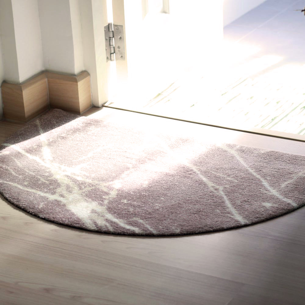 Halfmoon Marble Pink พรมครึ่งวงกลม