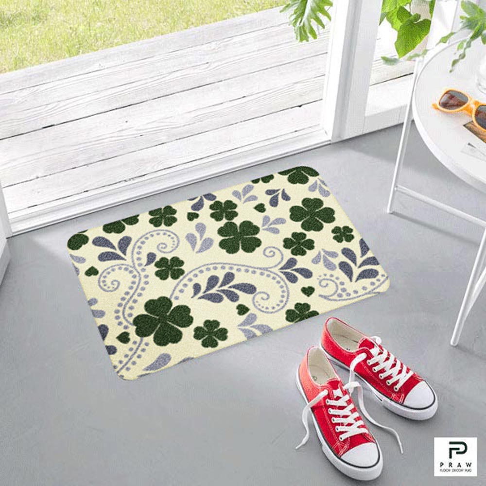 Praw Home Decor Carpet, Bring Me Luck Green design