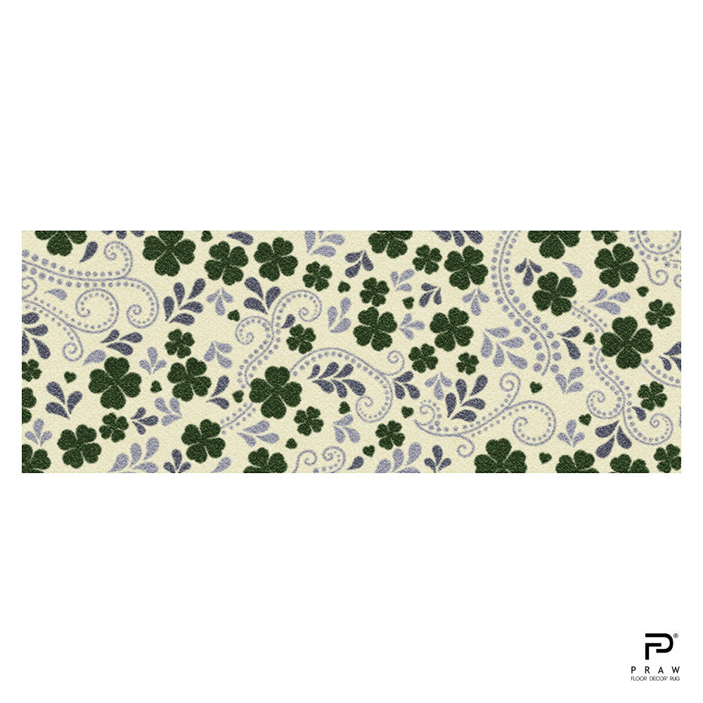 Praw Home Decor Carpet, Bring Me Luck Green design