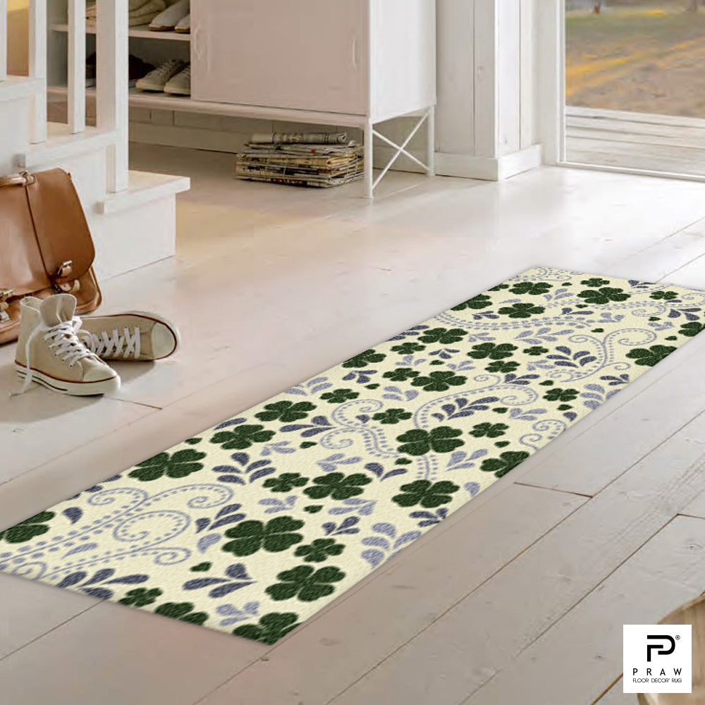 Praw Home Decor Carpet, Bring Me Luck Green design