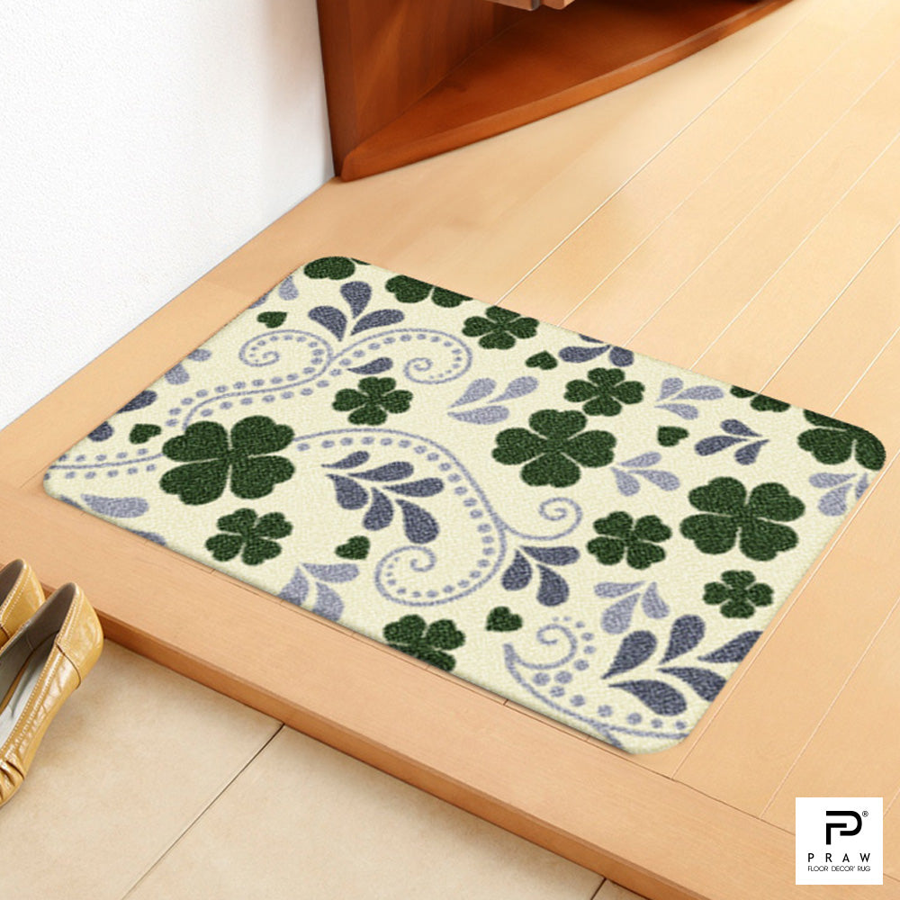 Praw Home Decor Carpet, Bring Me Luck Green design