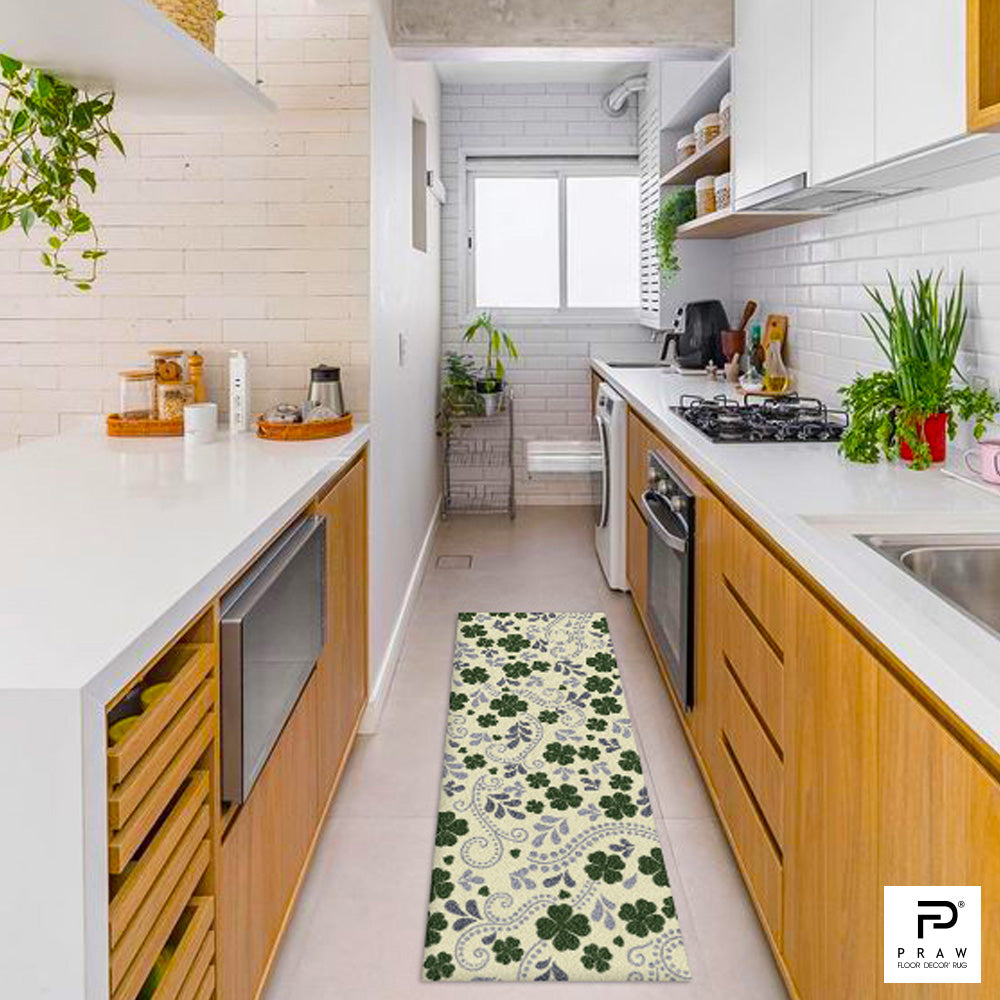 Praw Home Decor Carpet, Bring Me Luck Green design