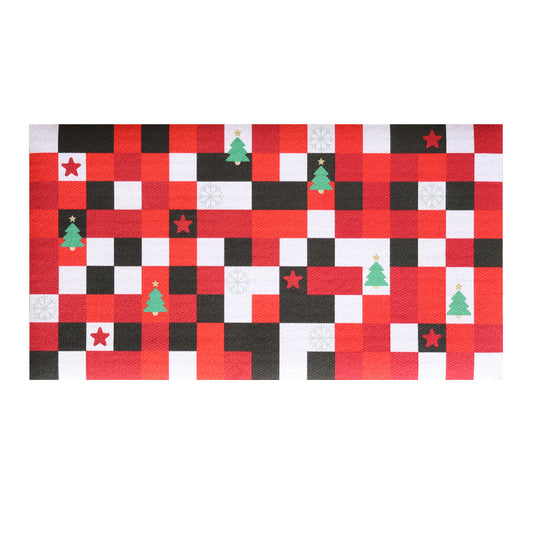 Praw X'mas - SUB032 แผ่นยางรองจาน แผ่นปูโต๊ะ กันลื่น วัสดุพรีเมี่ยมปลอดภัย