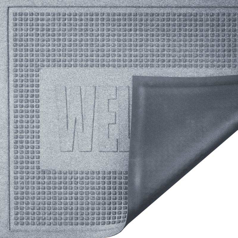 Water Horse Window (Light Grey) water-absorbent, non-slip carpet.