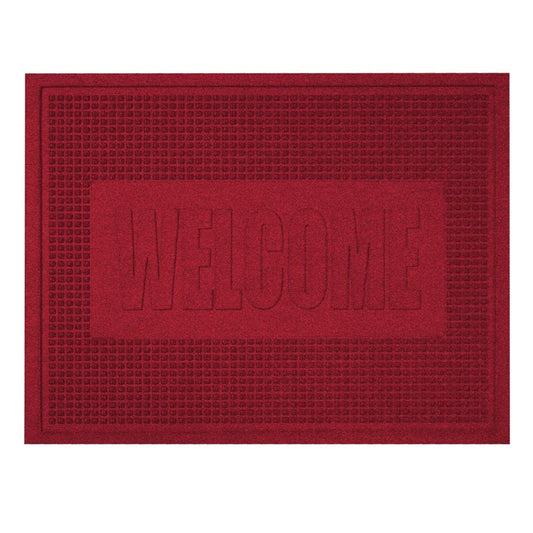 Water Horse Window (Red) Non-slip water-absorbent carpet.