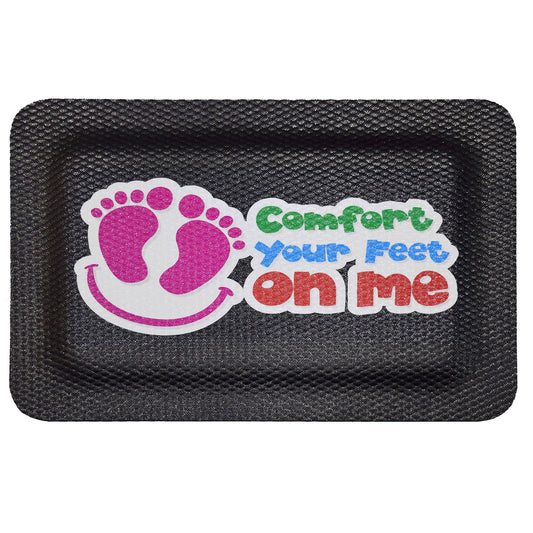 Kleen-Comfort Rubber Top Design ยางลดเมื่อยล้าพิมพ์ลาย