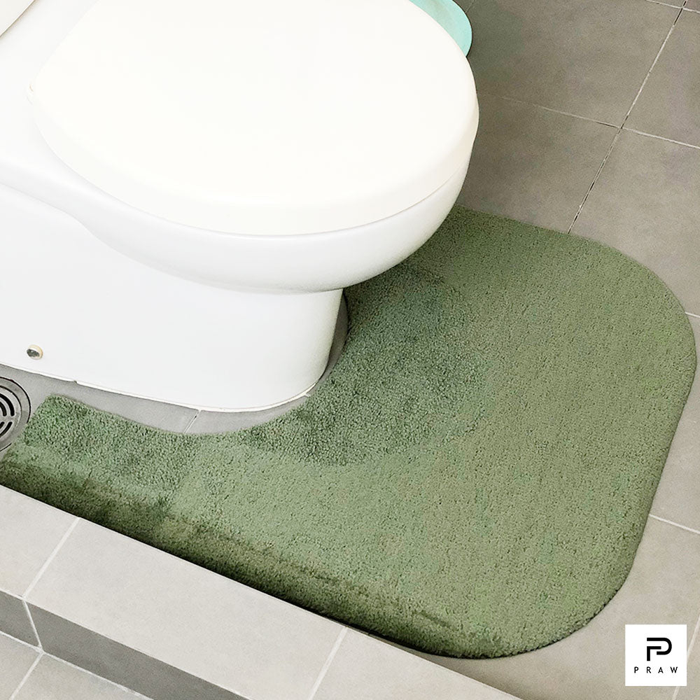 Toilet Mat Moss พรมห้องน้ำ พรมวางหน้าชักโครก