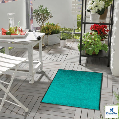 Door Mat Teal (Border)