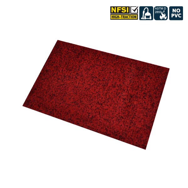 Door Mat OVP Clear Red