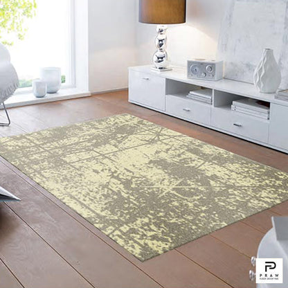 PRAW พรมปูพื้น สำหรับแต่งบ้าน Praw ลาย Scratch Beige Art 120 x 180 cm