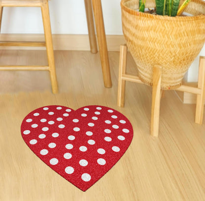 Heart-SH Polka Dot Red 