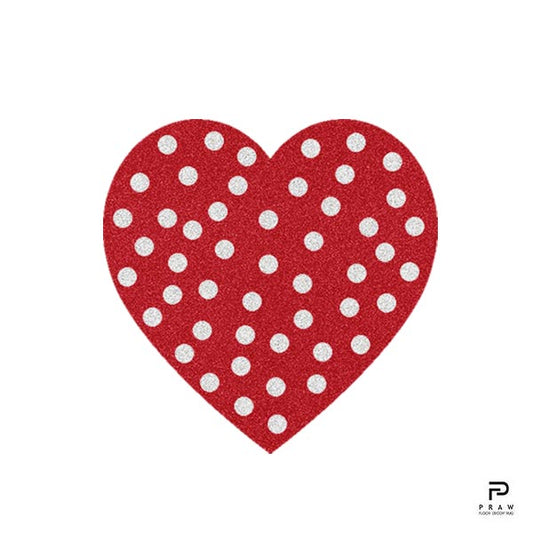 Heart-SH Polka Dot Red