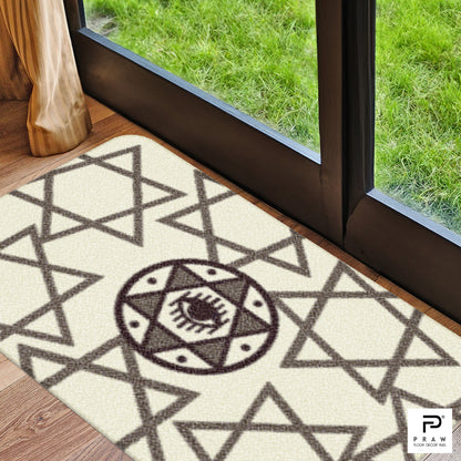 Praw Home Decor Carpet, LUCKY EYE BEIGHT design