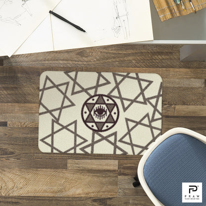 Praw Home Decor Carpet, LUCKY EYE BEIGHT design