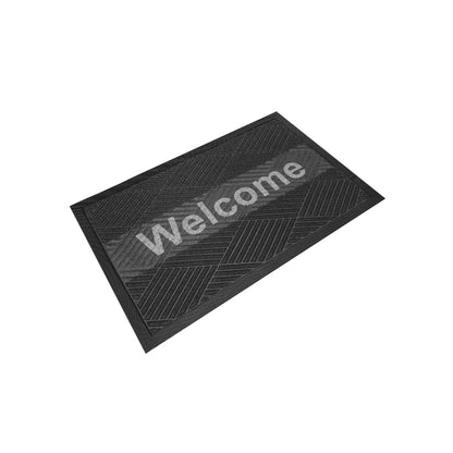 พรมดักฝุ่น Welcome รุ่น Kleen Step (Diamond) - Dark Grey