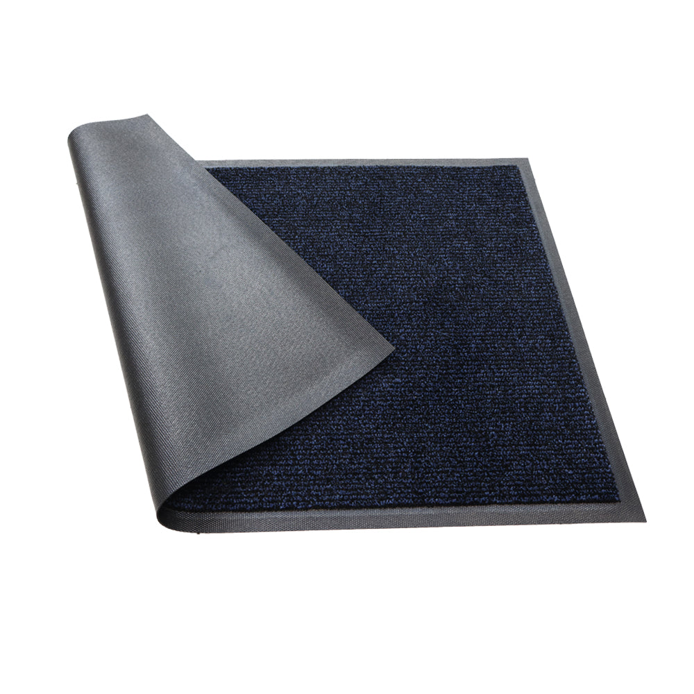 พรมรุ่น ENTRANCE STRIPE MAT - BlackBlue พรมดักฝุ่นและซับความชื้น