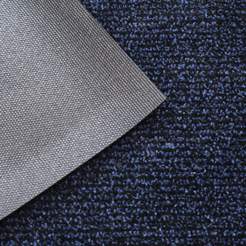 พรมรุ่น ENTRANCE STRIPE MAT - BlackBlue พรมดักฝุ่นและซับความชื้น