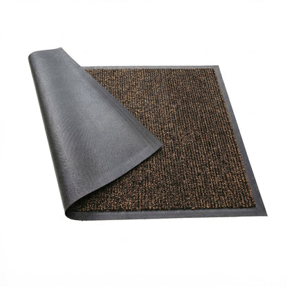 พรมรุ่น ENTRANCE STRIPE MAT - BlackBrown พรมดักฝุ่นและซับความชื้น