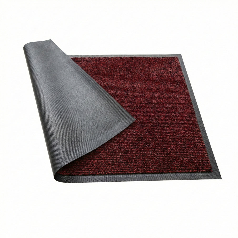 พรมรุ่น ENTRANCE STRIPE MAT - BlackScarlet พรมดักฝุ่นและซับความชื้น
