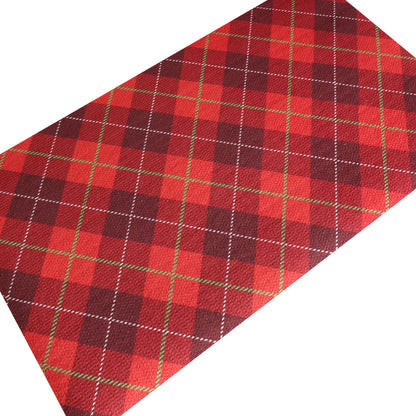 Praw Scot Red - SUB028 แผ่นยางรองจาน แผ่นปูโต๊ะ กันลื่น วัสดุพรีเมี่ยมปลอดภัย