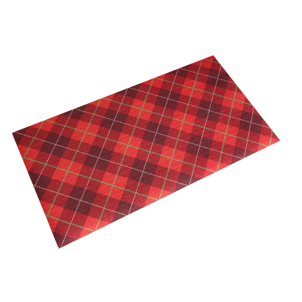 Praw Scot Red - SUB028 แผ่นยางรองจาน แผ่นปูโต๊ะ กันลื่น วัสดุพรีเมี่ยมปลอดภัย