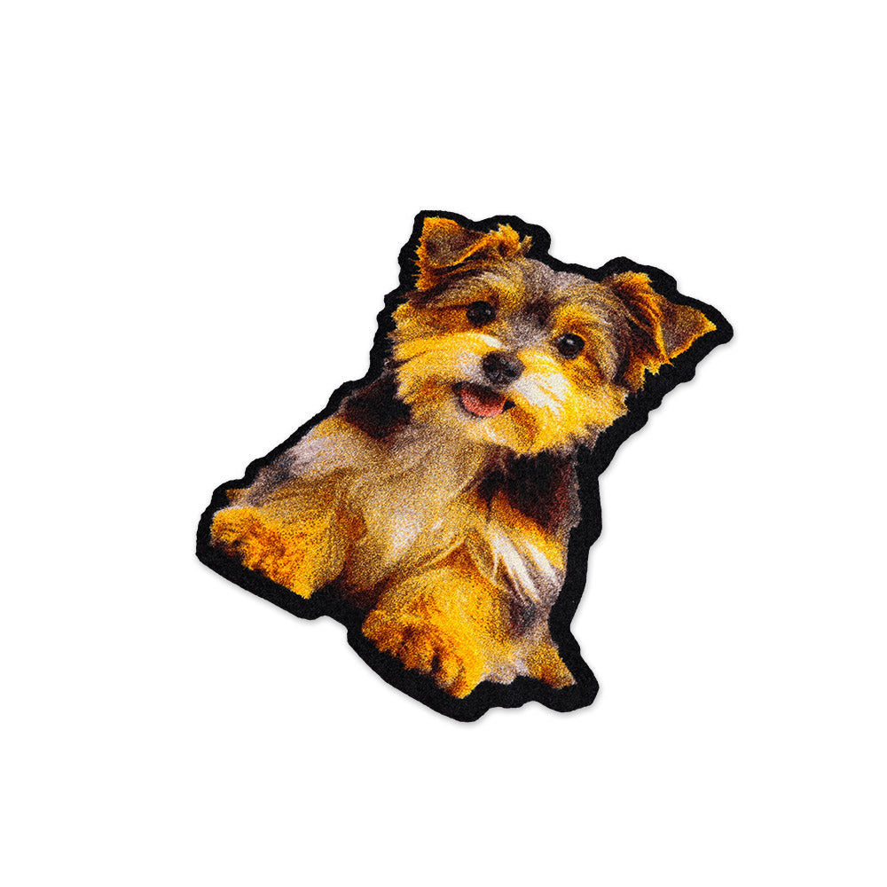 Praw พรมไนลอนทรงน้องหมาสุดคิวท์ – ดีไซน์ Yorkie Puppy