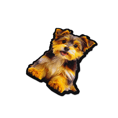 Praw พรมไนลอนทรงน้องหมาสุดคิวท์ – ดีไซน์ Yorkie Puppy