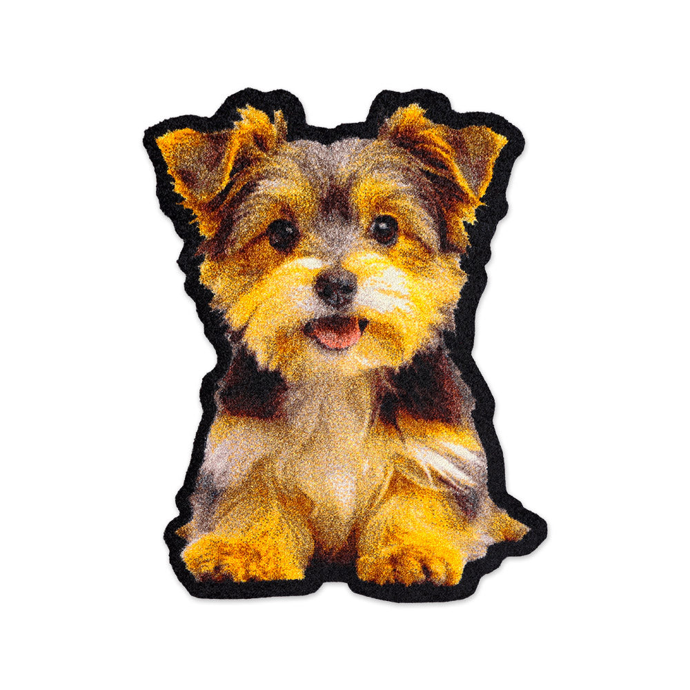 Praw พรมไนลอนทรงน้องหมาสุดคิวท์ – ดีไซน์ Yorkie Puppy
