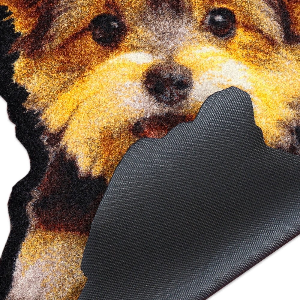 Praw พรมไนลอนทรงน้องหมาสุดคิวท์ – ดีไซน์ Yorkie Puppy