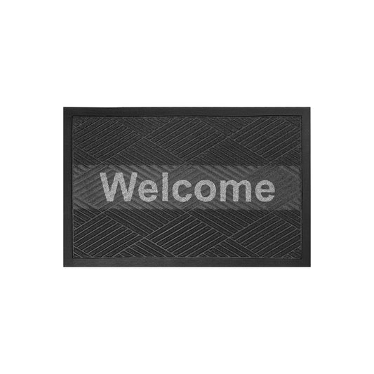 พรมดักฝุ่น Welcome รุ่น Kleen Step (Diamond) - Dark Grey