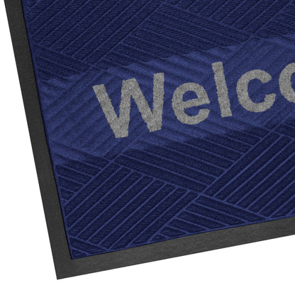 พรมดักฝุ่น Welcome รุ่น Kleen Step (Diamond) -Navy