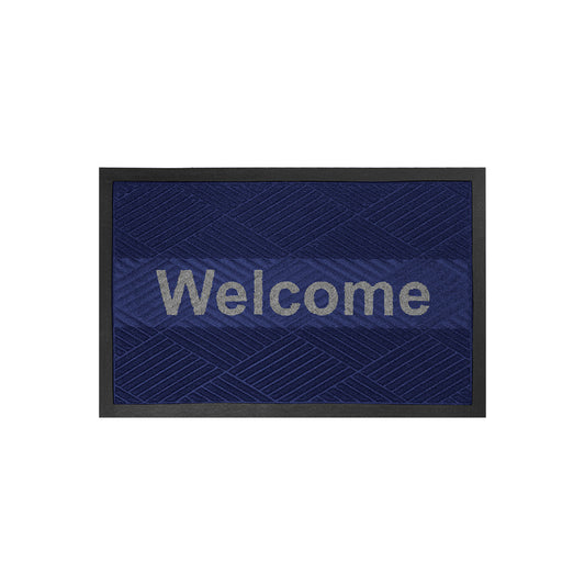พรมดักฝุ่น Welcome รุ่น Kleen Step (Diamond) -Navy