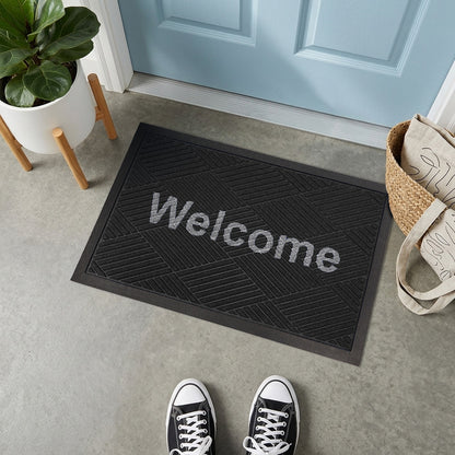 พรมดักฝุ่น Welcome รุ่น Kleen Step (Diamond) - Dark Grey
