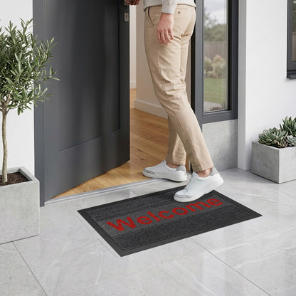 Kleen Step (Stripe) - Dark Grey / Red