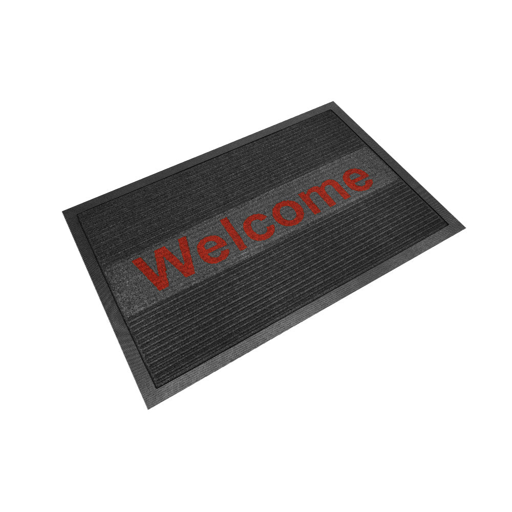 Kleen Step (Stripe) - Dark Grey / Red
