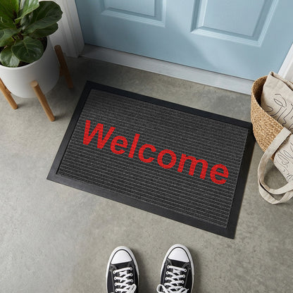 Kleen Step (Stripe) - Dark Grey / Red