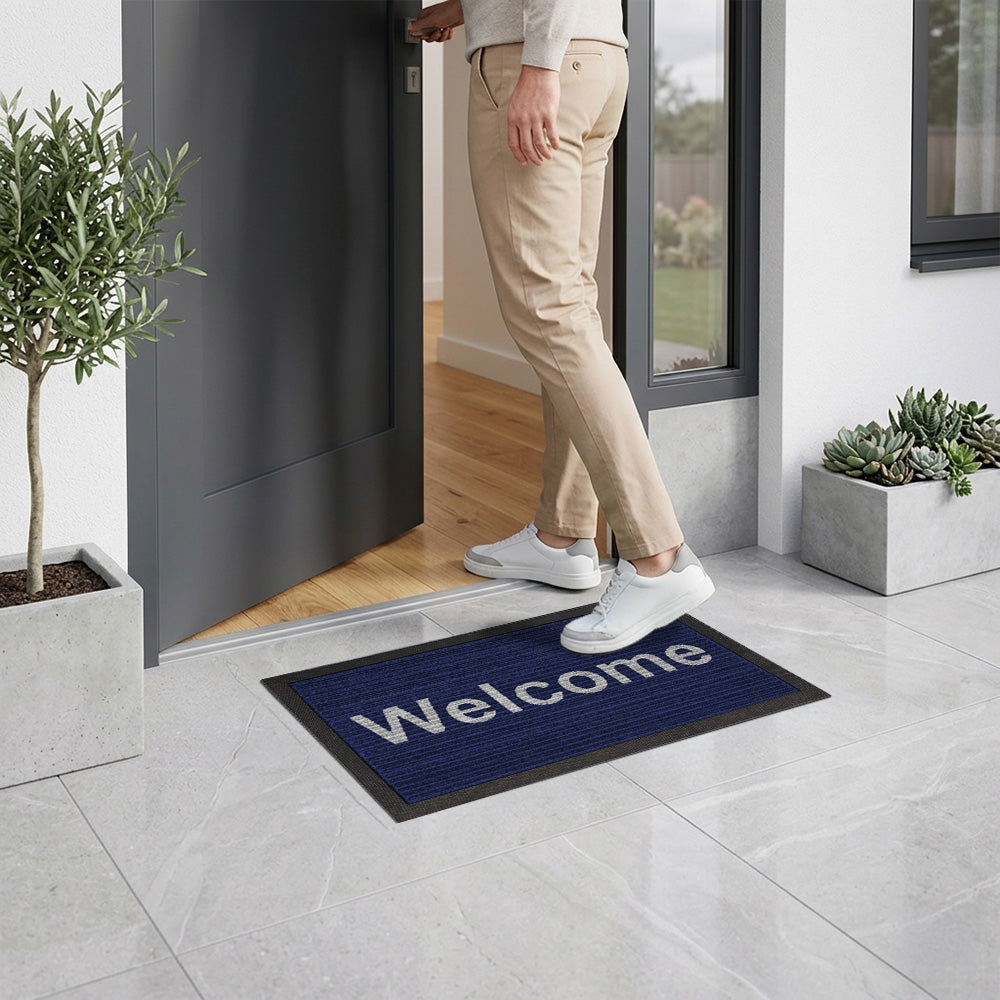 Kleen Step (Stripe) - Navy / Light Grey