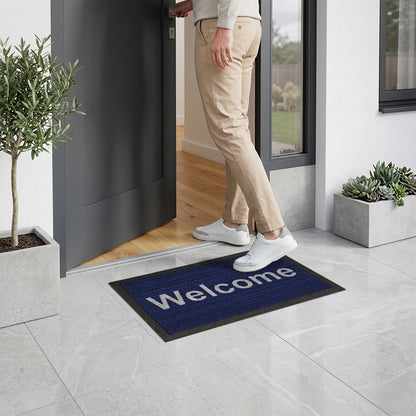 Kleen Step (Stripe) - Navy / Light Grey