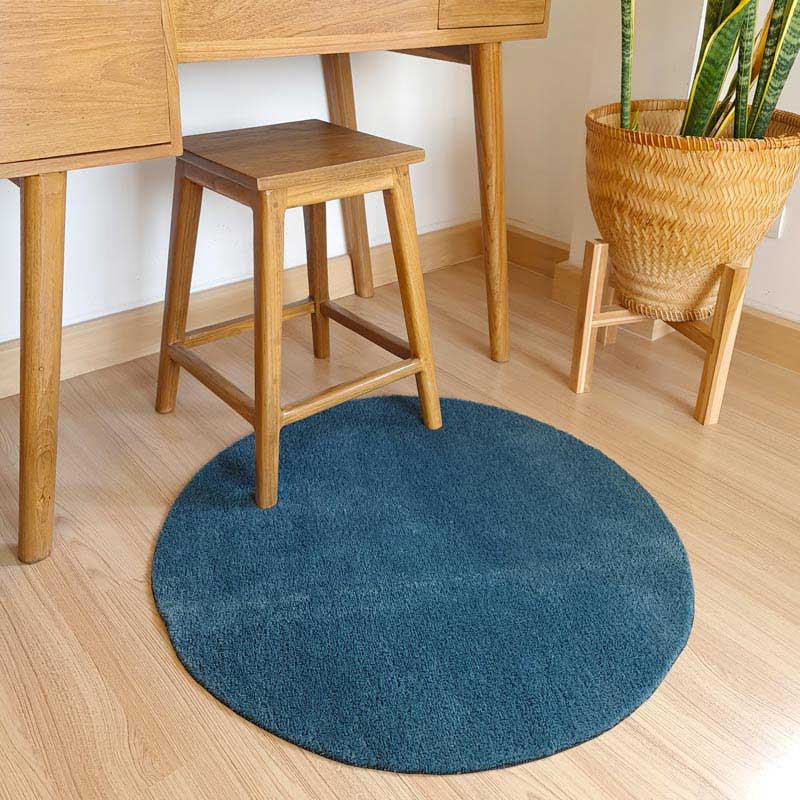 Minimal Round Rug [Sea spray] พรมทรงกลม